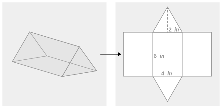 Triangular Prism Net Diagram Triangular Prism Net Diagram