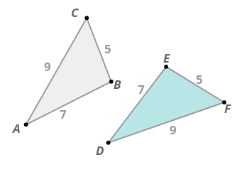 Flexi answers - What is SSS congruence? | CK-12 Foundation