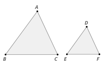 sss triangle similarity - interactive
